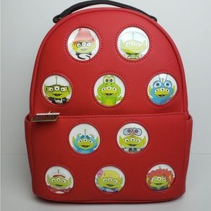 Loungefly Disney Pixar Toy Story Aliens Red Mini Backpack